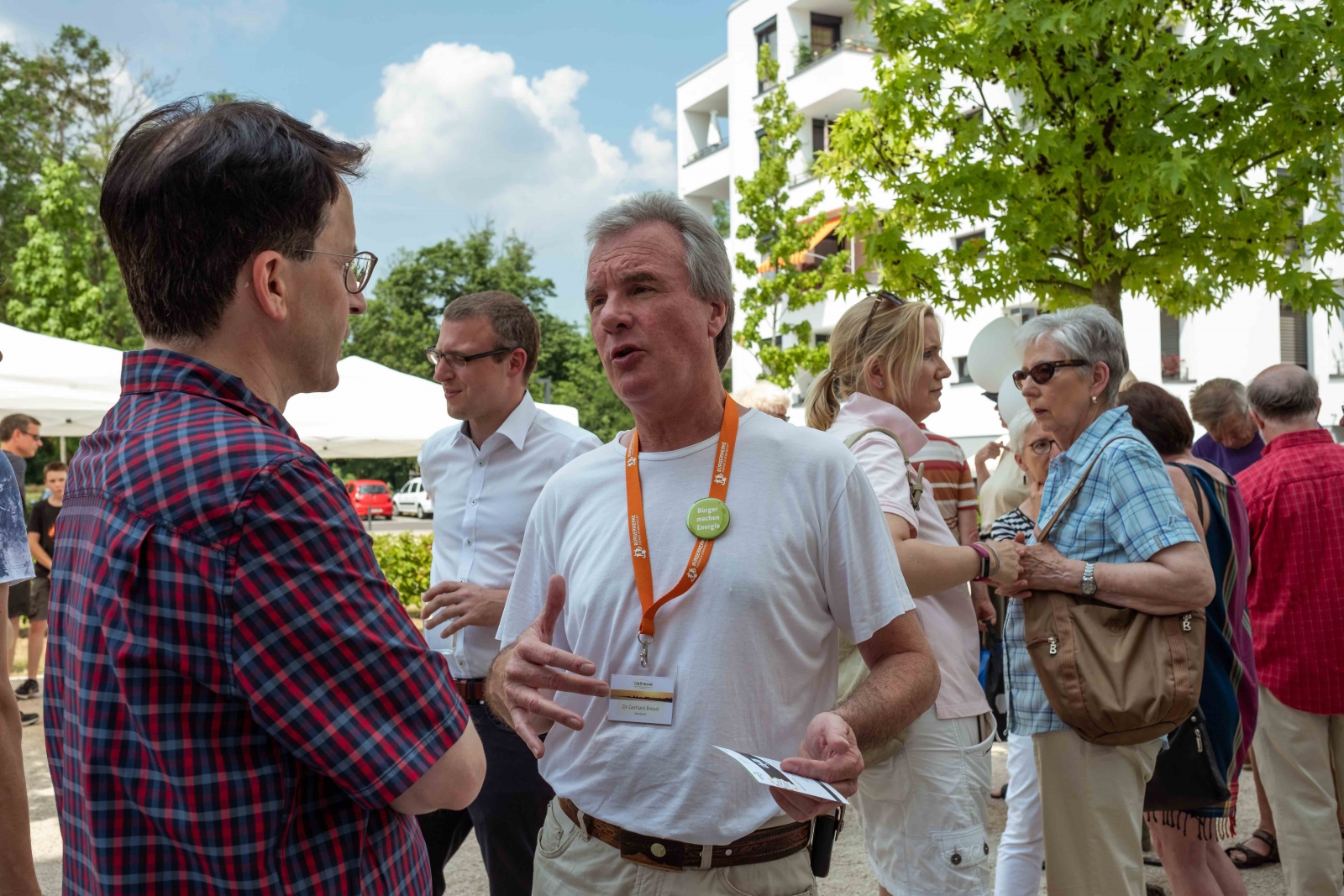 Stand bei der m3 Gewerbemesse in Ginsheim